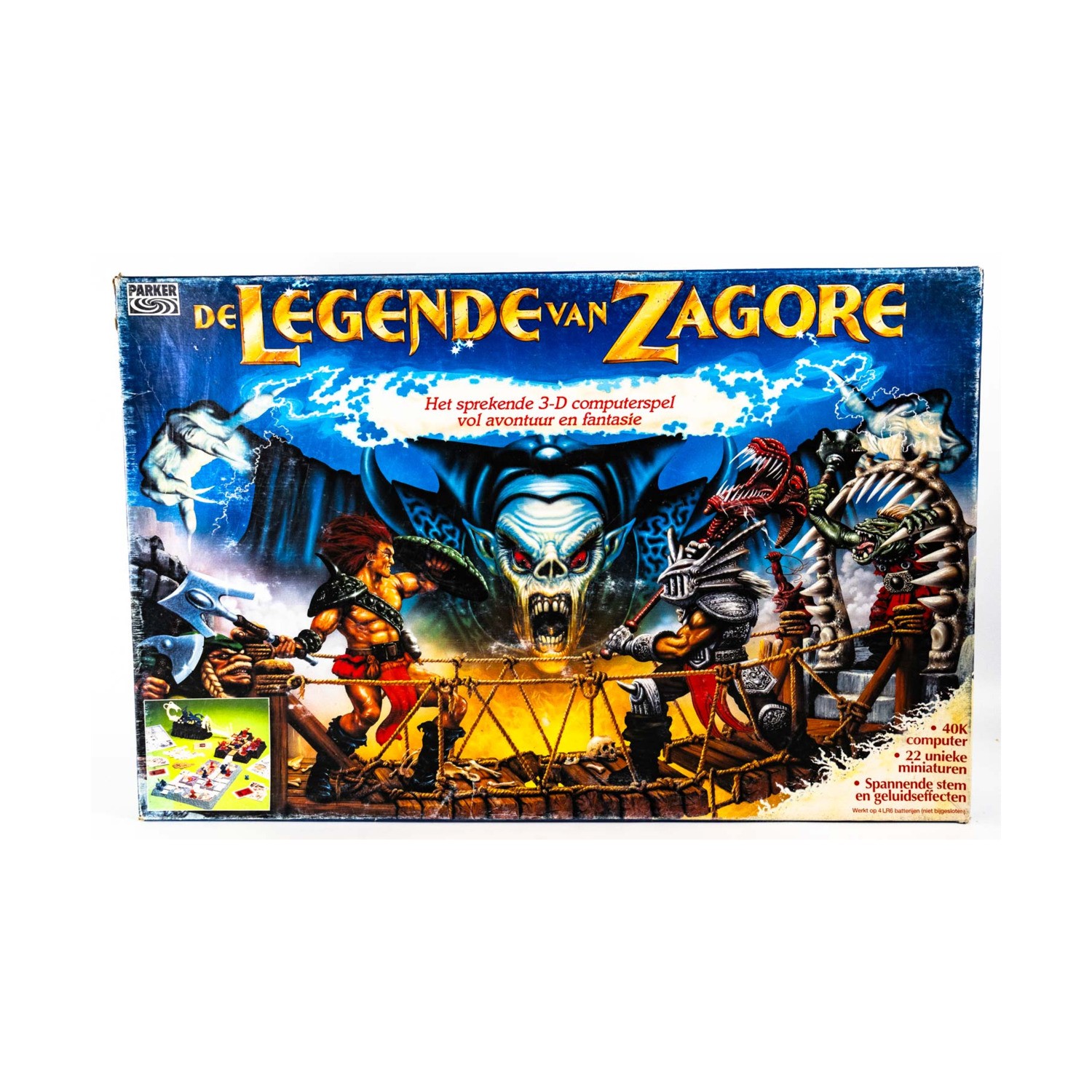 Parker Bro Board Games – Fantasy De Legende van Zagore (Legend of Box Fair/VG+