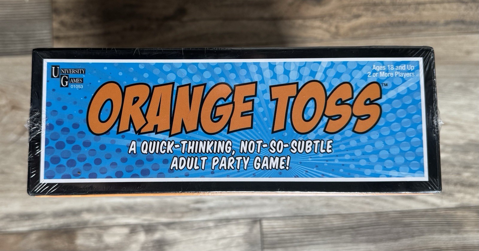 2016 Orange Toss An Adult Party Game by University Games 🌟 BRAND NEW & SEALED!!