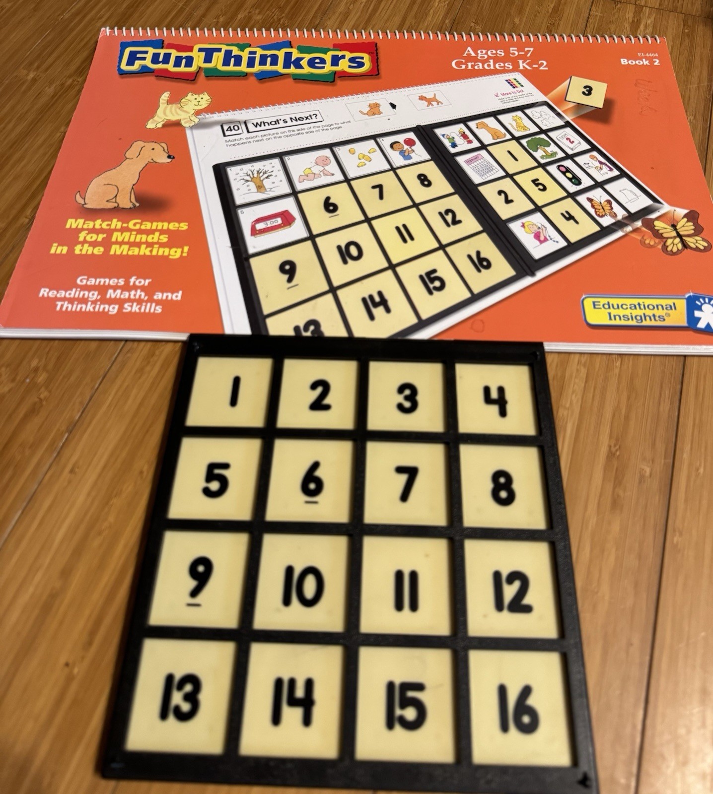 Educational Insights FunThinkers Book 2 Ages 5-7 EI-4464. EUC