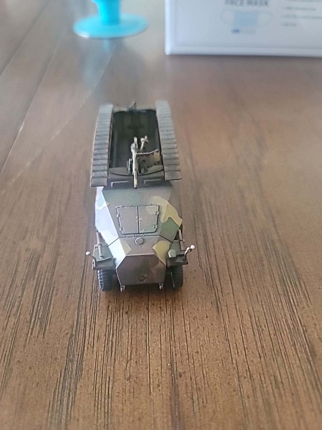 Bolt Action Painted German Half Track Sdkfz 251 W/Bridge Warlord Games Rubicon