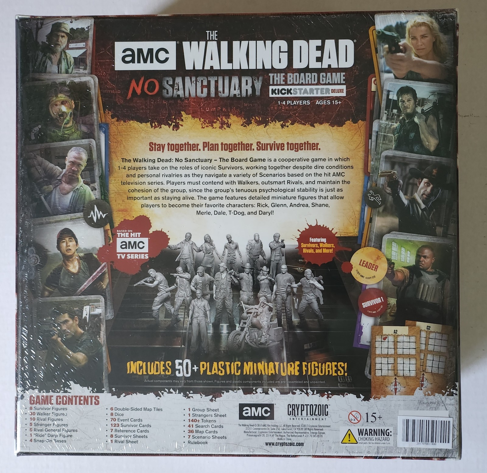 The Walking Dead No Sanctuary with All Expansions and Extras – Kickstarter NEW