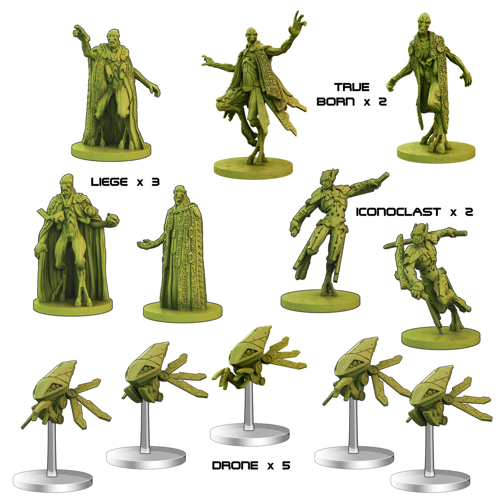 Battle Systems – Core Space First Born – Sci-Fi Miniatures Board Game Medium