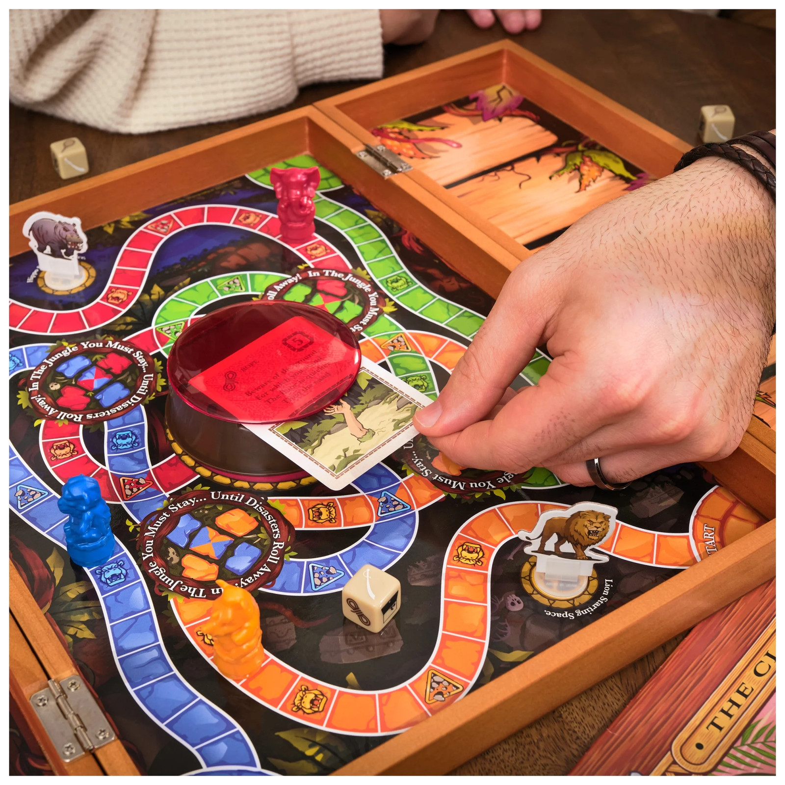 , Jumanji the Game, Real Wooden Box Edition of the Classic Adv