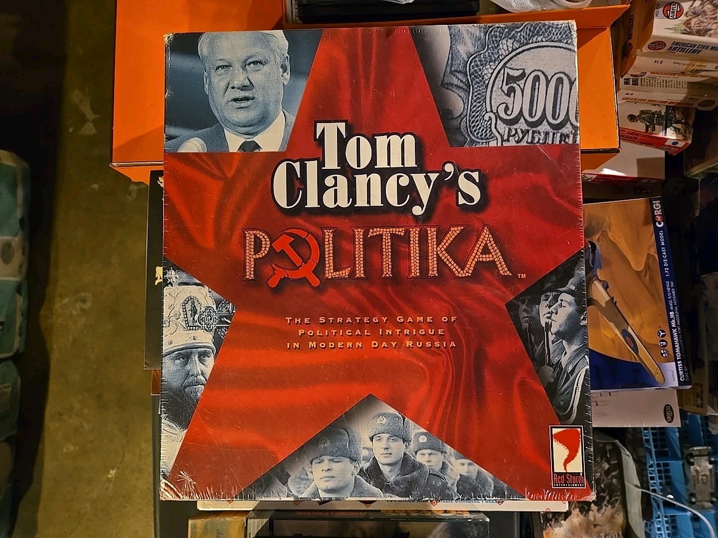 Vintage Red Storm 1997 Tom Clancy “Politika” Strategy Board Game New Sealed