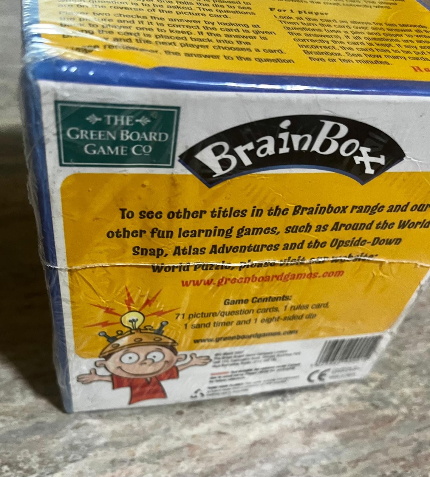 Brain Box, The World Australi Memory Recall Game NEW! MindWare Geography