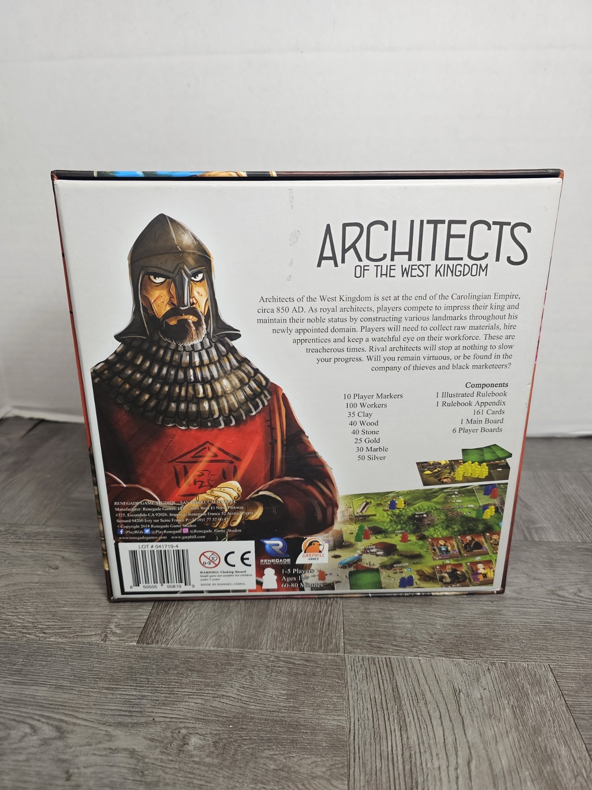 Renegade Architects of The West Kingdom Board Game