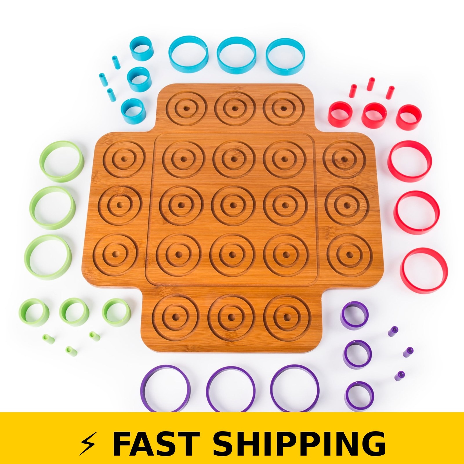 Otrio Board Game by Spin Master – Strategy Game for Ages 8 & Up