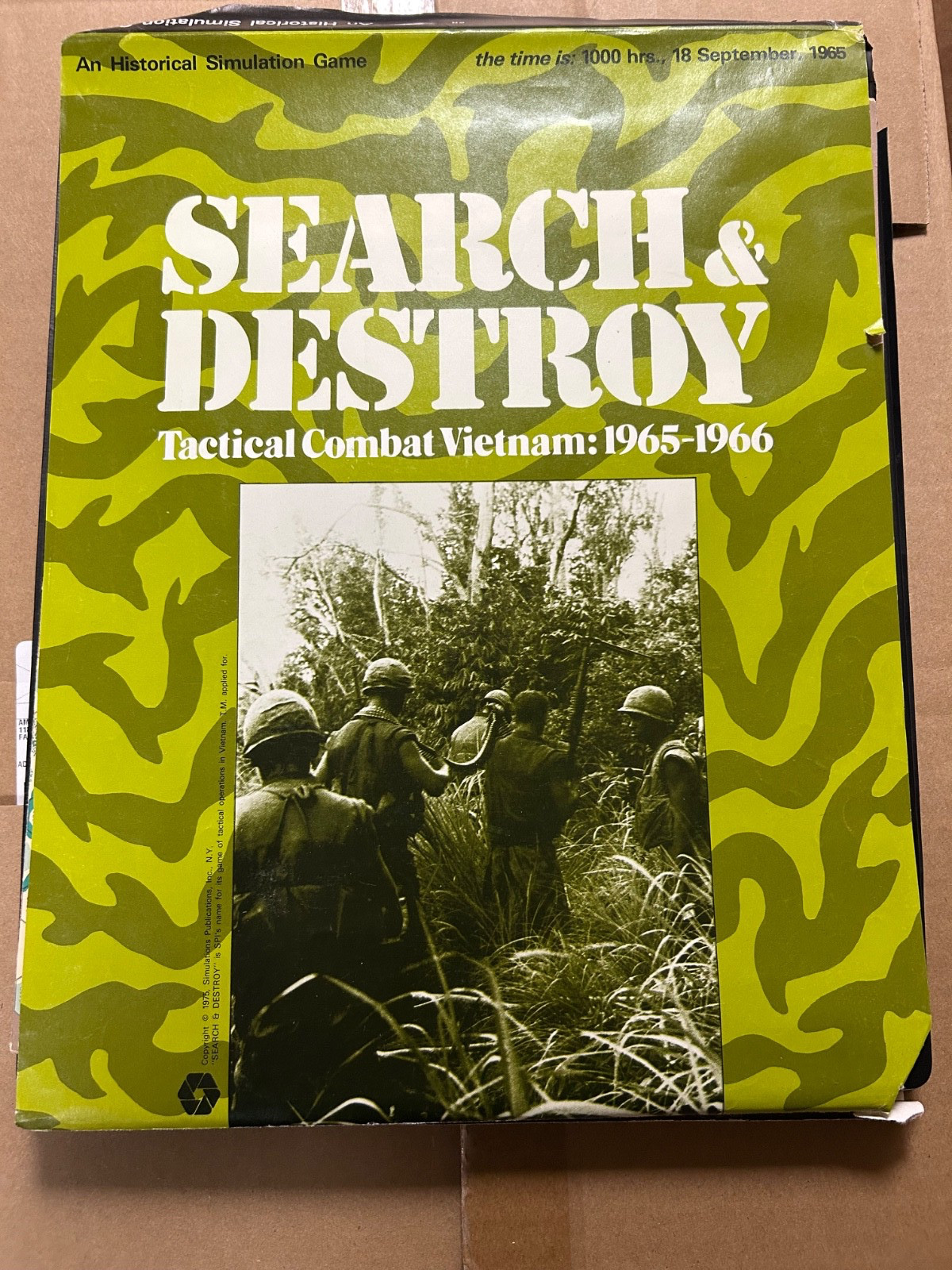 SPI Search and Destroy 1975 Vietnam Tactical Combat