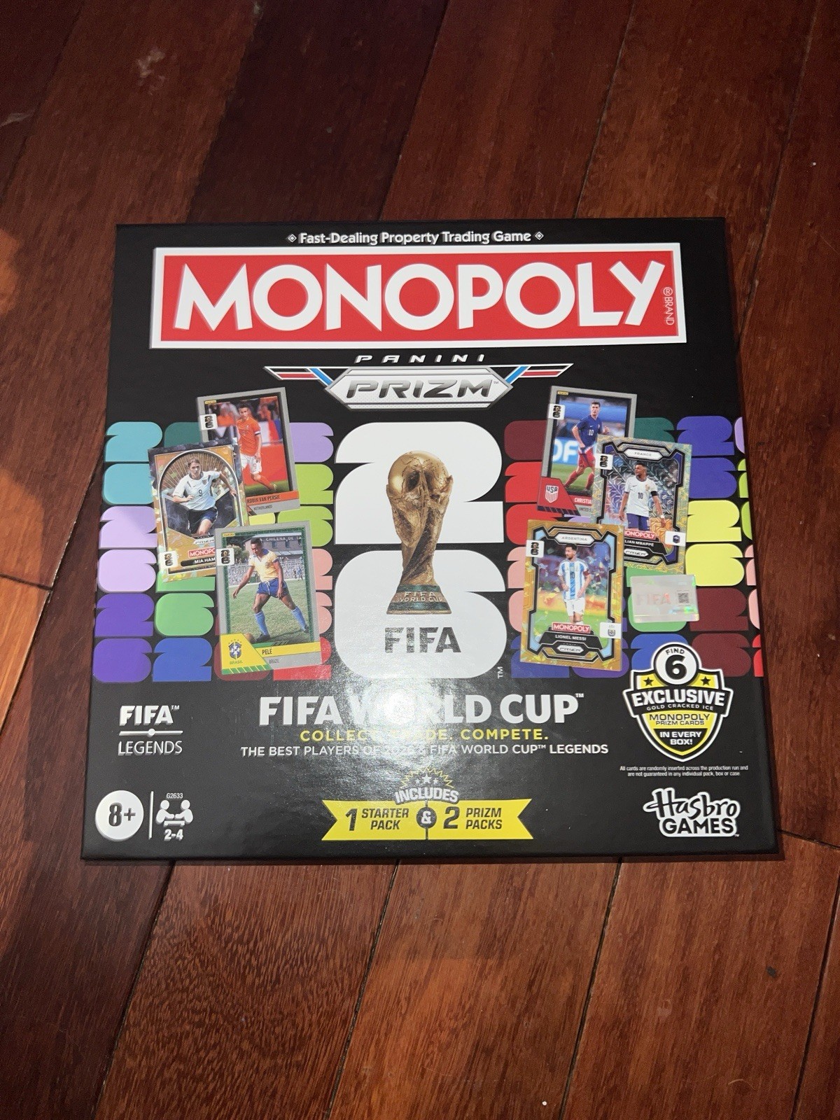 2026 Prizm Soccer Monopoly FIFA World Cup Game Board Open Box No Cards Read
