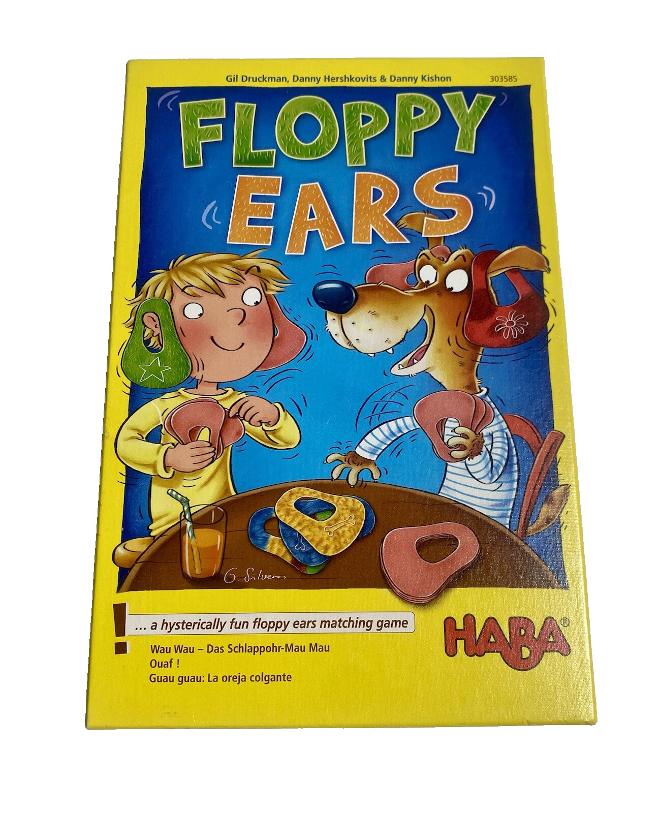 HABA Floppy Ears Hysterically Fun Floppy Ears Matching Complete Game ages 5 & Up