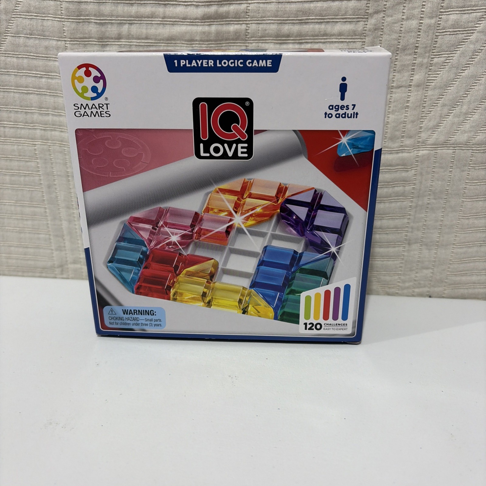IQ Love Travel Puzzle Game 120 Challenges Brain Teaser Ages 7+