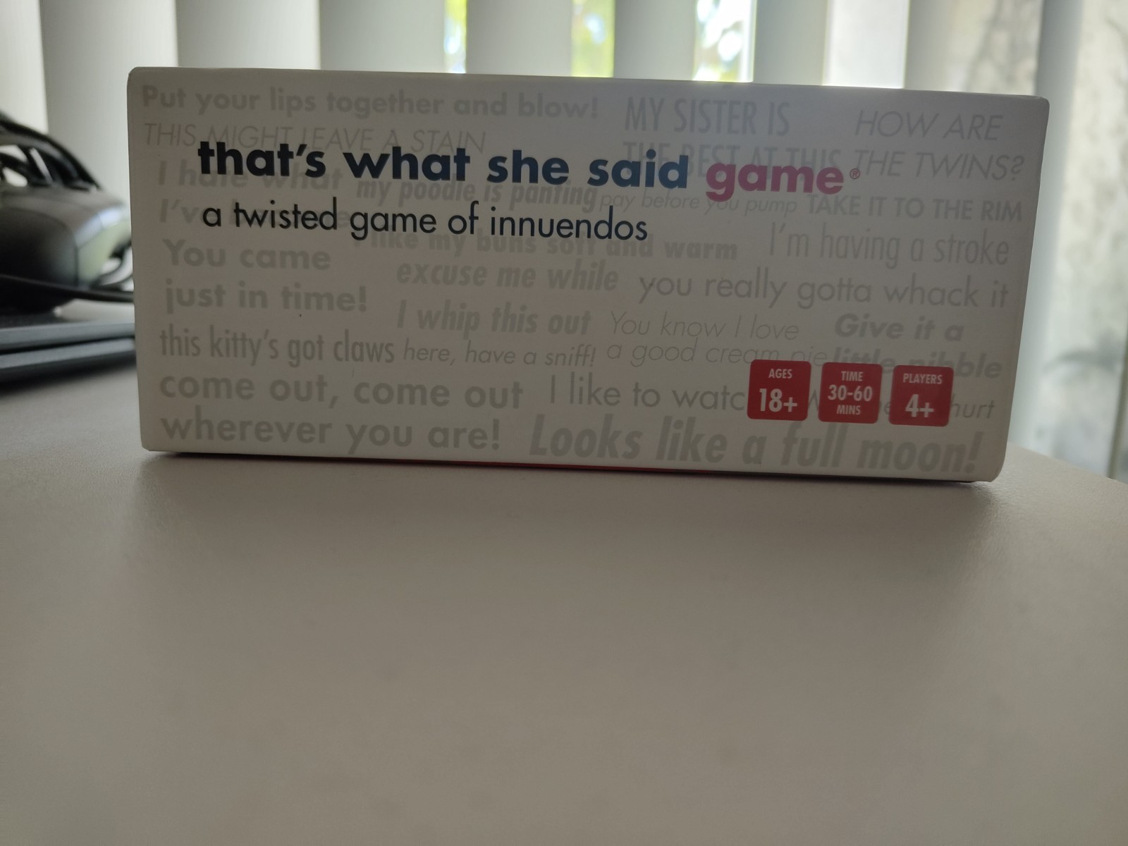That’s What She Said Game – The Hilariously Twisted Party Game Adults Only New