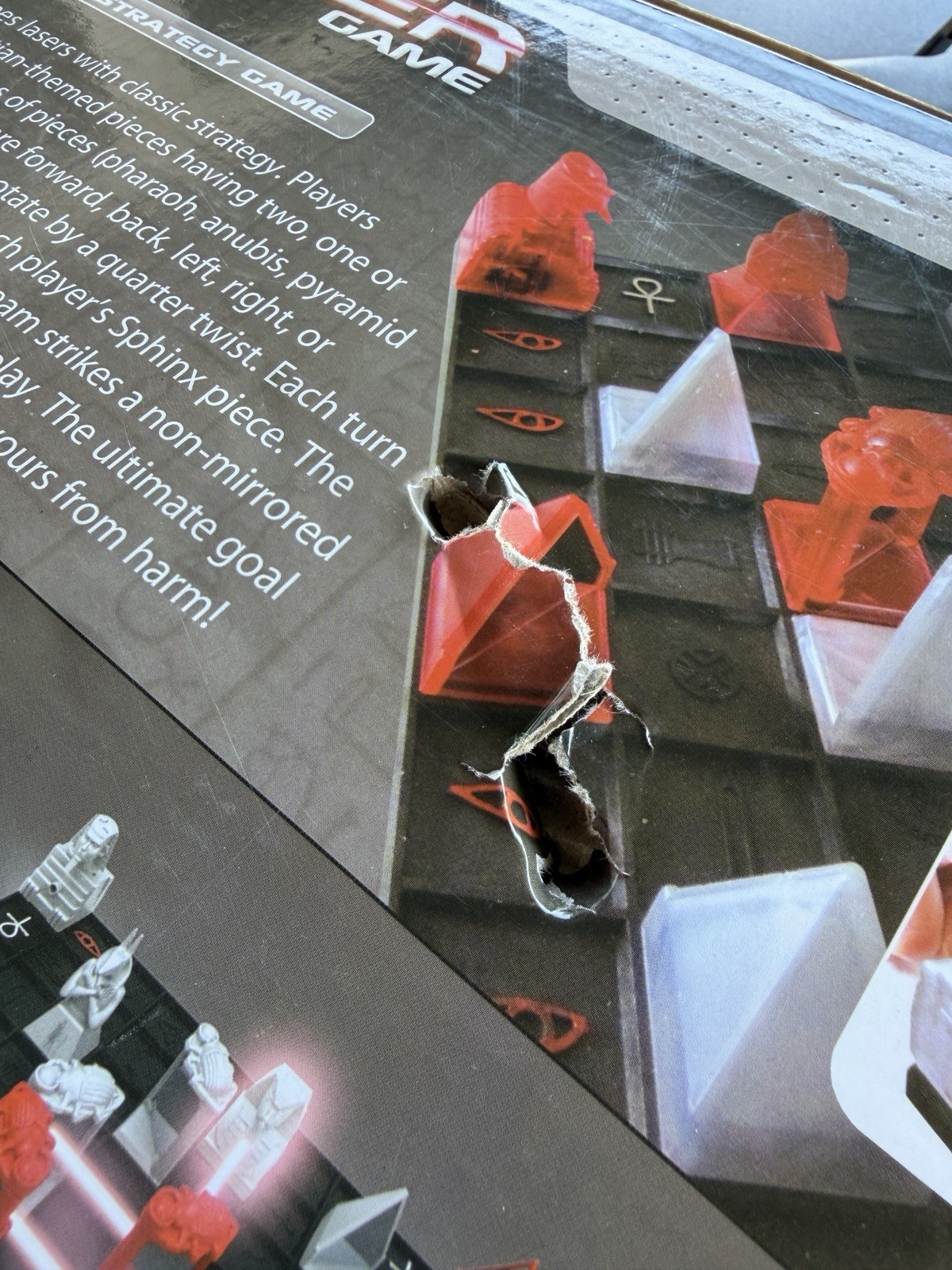 Laser Board Game Khet 2.0 Strategy Mensa Select Toy of the Year Complete READ