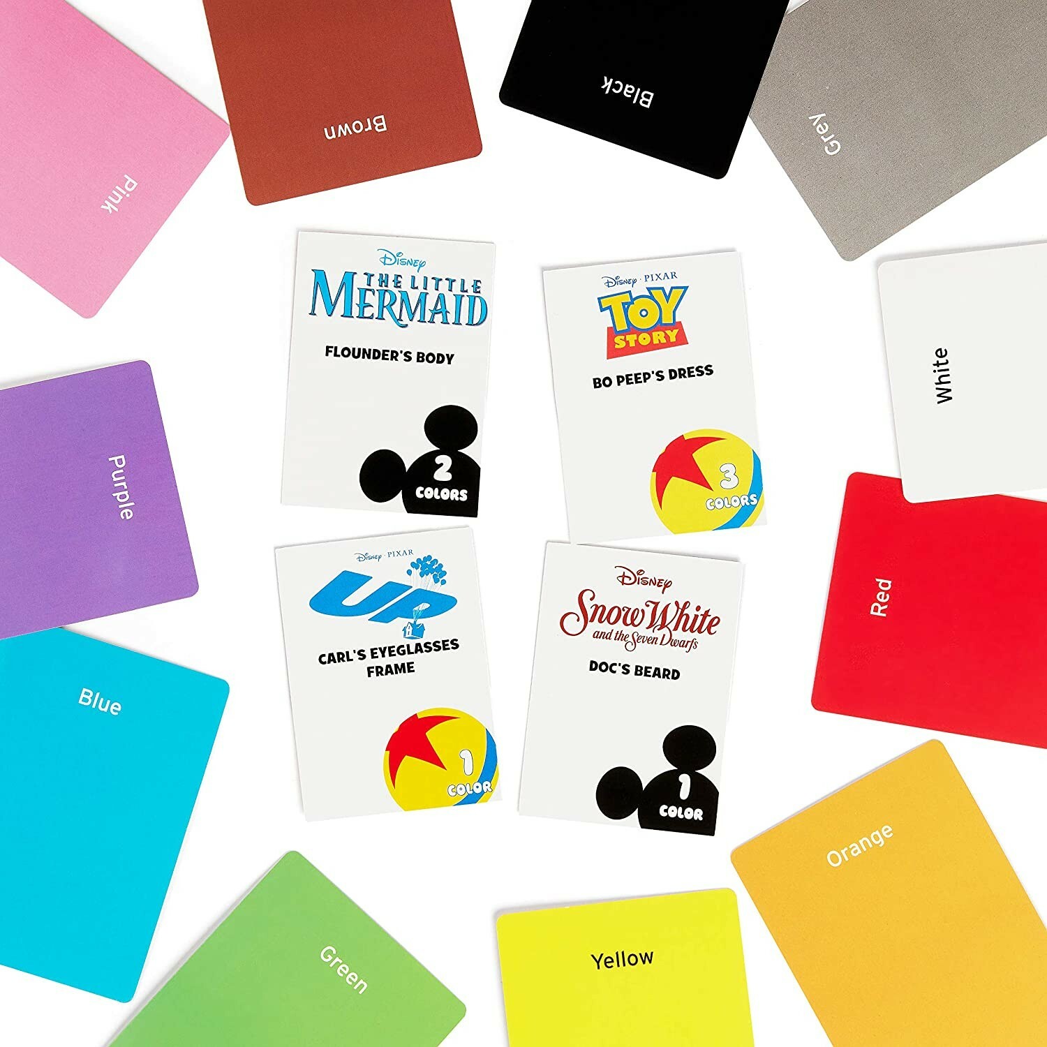 Disney Edition Color Brain Card Game Cardinal Big Potato Games Pixar 2019 New