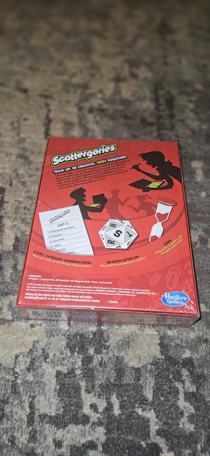 Scattergories Fun, Fast-Paced Game of Categories (2013) Brand New Factory Sealed