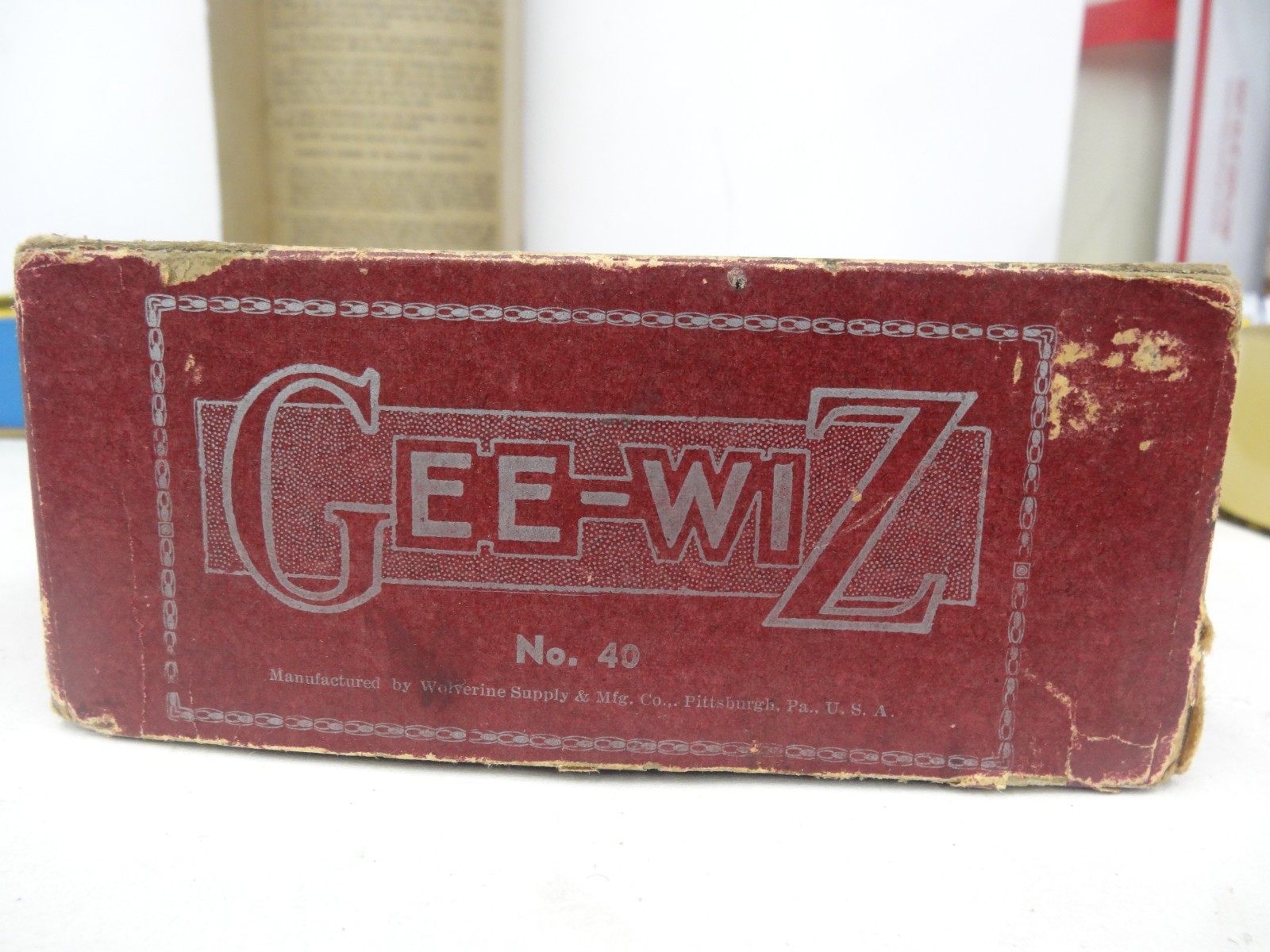 Gee-Wiz No. 40 vintage Horse Racing game Wolverine – working game