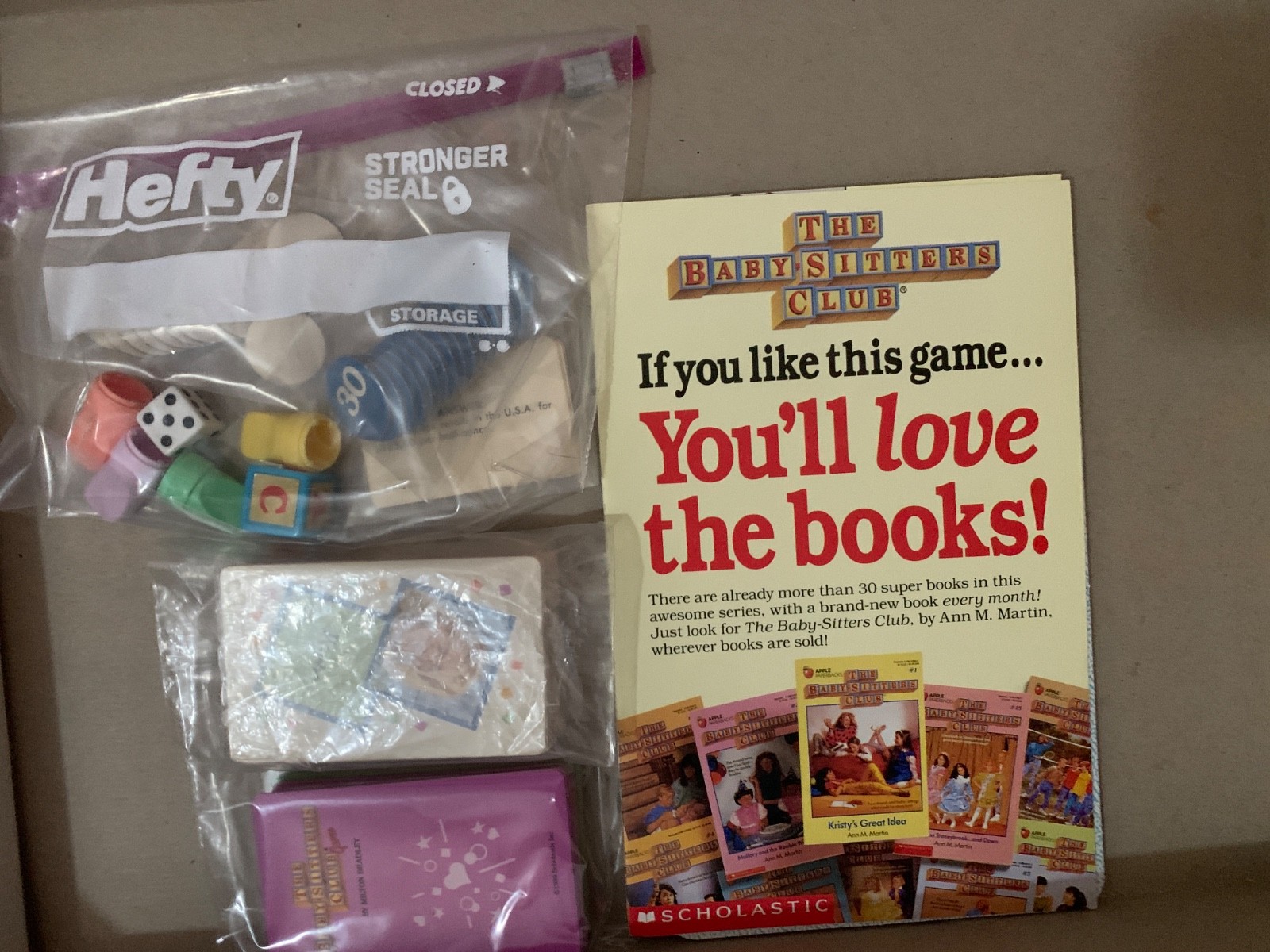 VINTAGE The Baby Sitters Club Game COMPLETE Milton Bradley 1989 BSC Girls Books