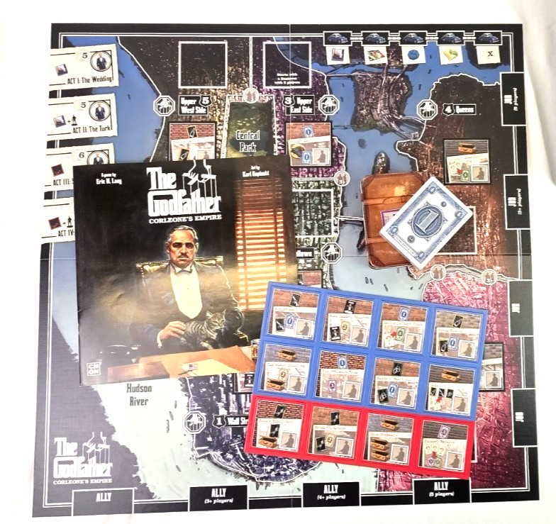 C-MON The Godfather Corleone’s Empire Board Game New/Unpunched Cards Sealed