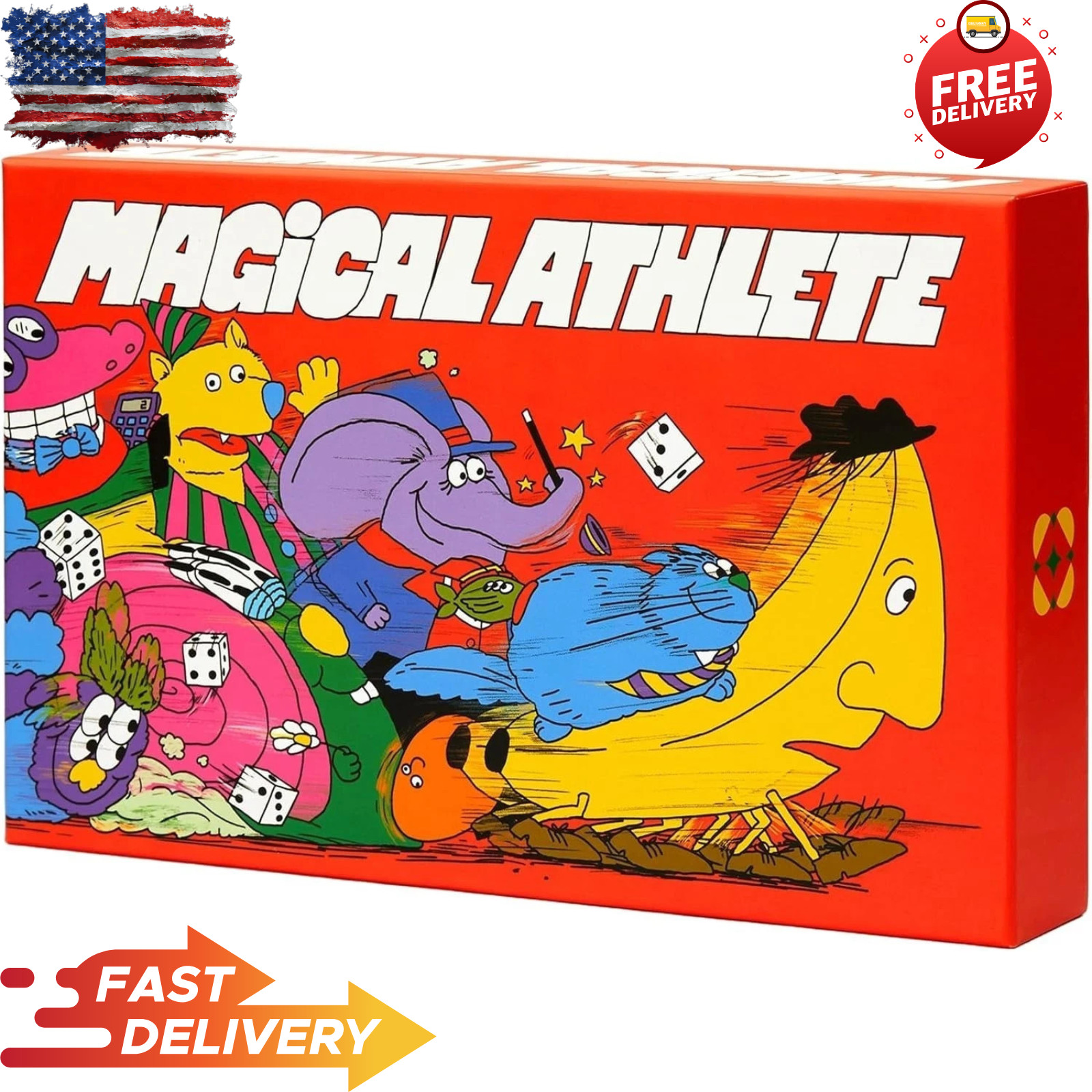 Magical Athlete Board Game – A Party Game of Pure Racing Chaos