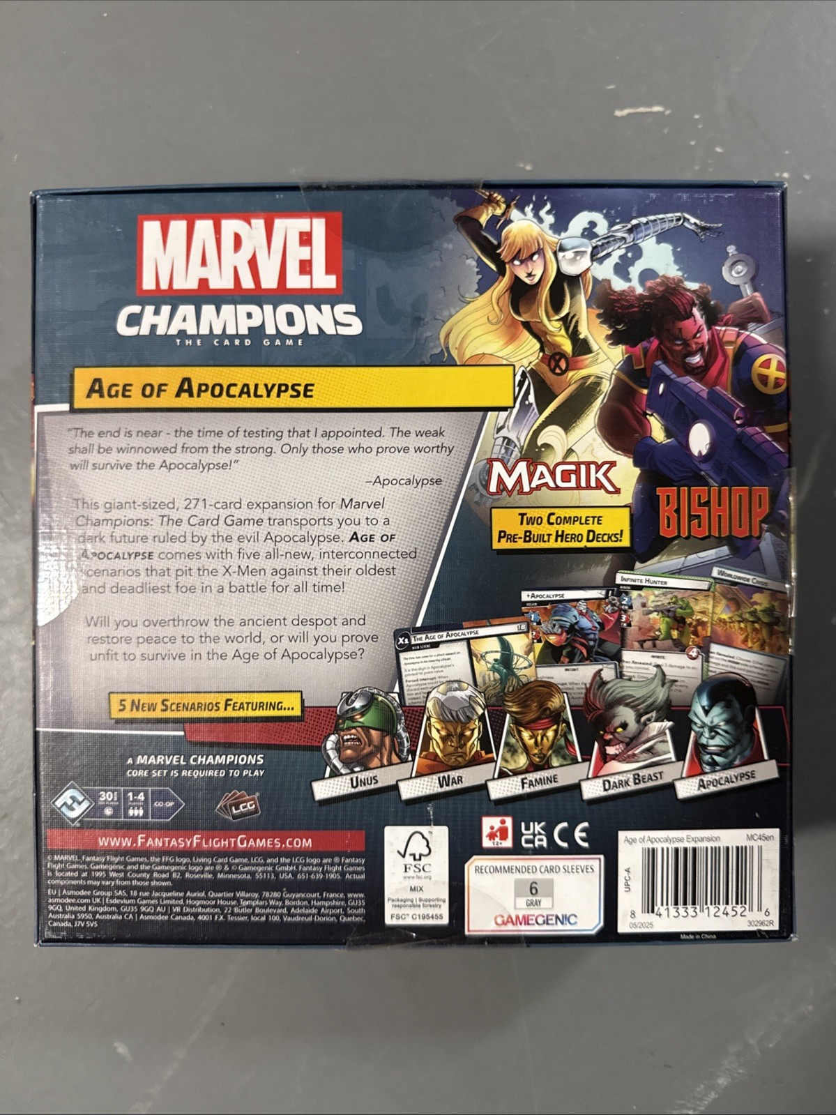 Marvel Champions LCG Age of Apocalypse Expansion | New Sealed