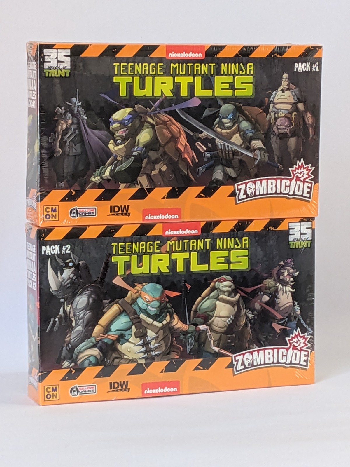 CMON Zombicide Teenage Mutant Ninja Turtles TMNT Pack 1 and 2 Brand New Sealed