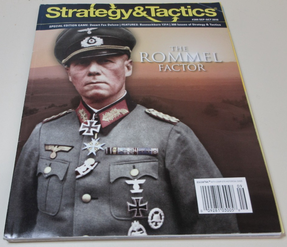 Strategy & Tactics Decision Magazine War games #300 THE ROMMEL FACTOR UNPUNCHED