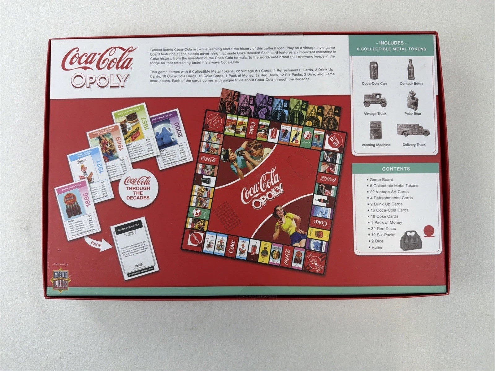 NEW 2020 Monopoly Coca-Cola Opoly Board Game Coke Collector’s Edition Sealed