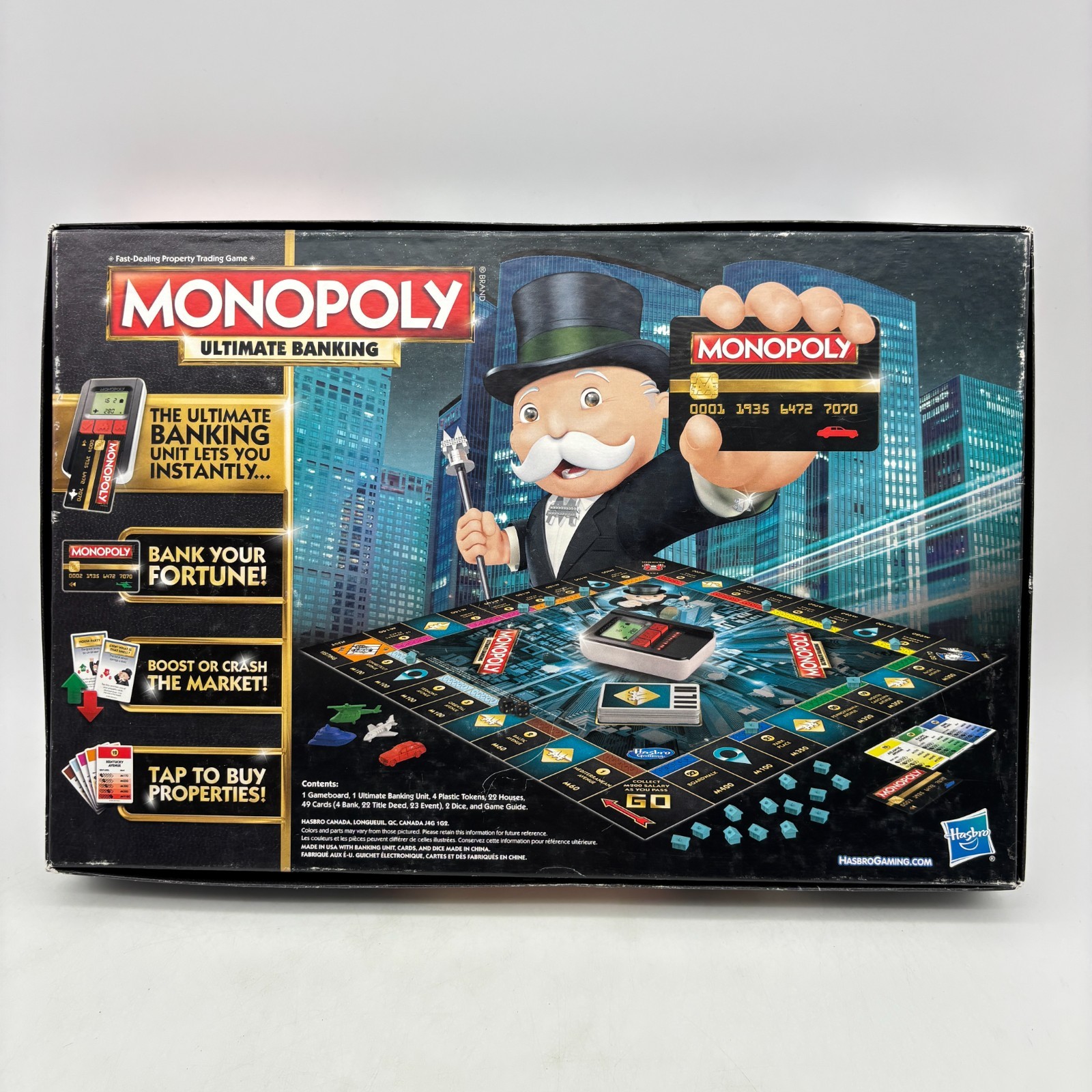 Monopoly Ultimate Banking COMPLETE UNIT WORKS Hasbro 2016 Electronic