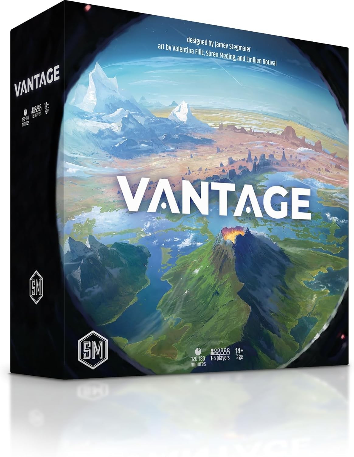 Vantage by Jamey Stegmaier – Immersive 1-6 Player Strategy Board Game Adventure