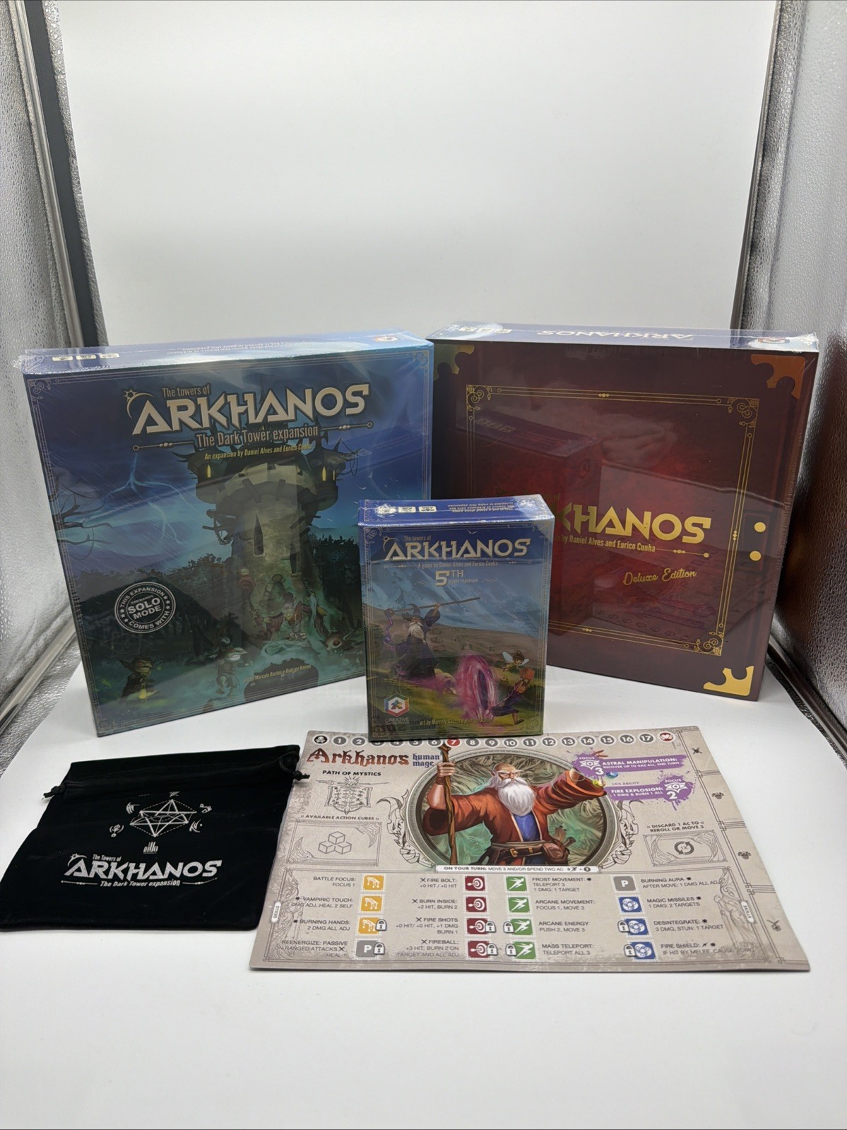 The Towers of Arkhanos Deluxe Ed,The Dark Tower Expansion, 5th Player Bundle A14