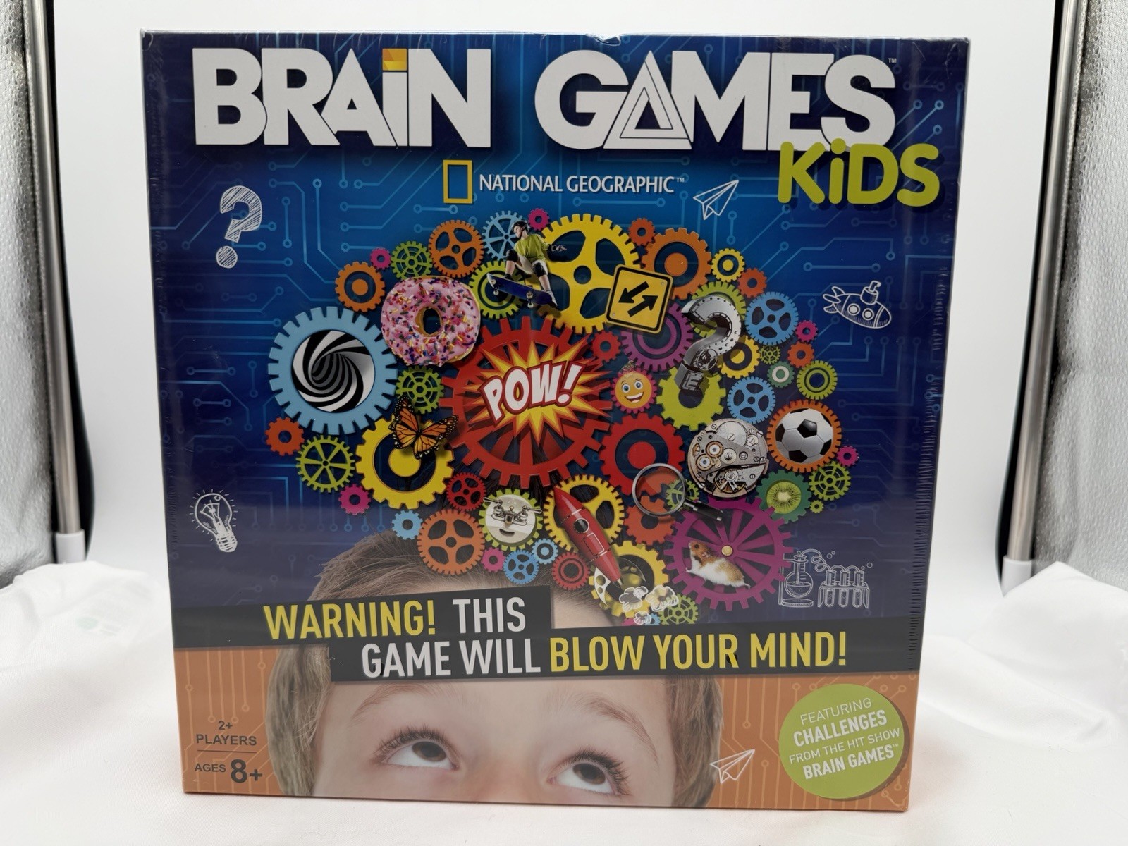 National Geographic Brain Games Kids Board Game Factory Sealed Buffalo Games New
