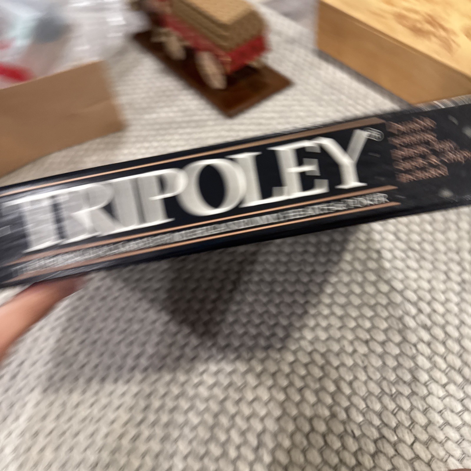 Tripoley Tournament Edition Board Game Cadaco Rotating Tray – MISSING CARDS