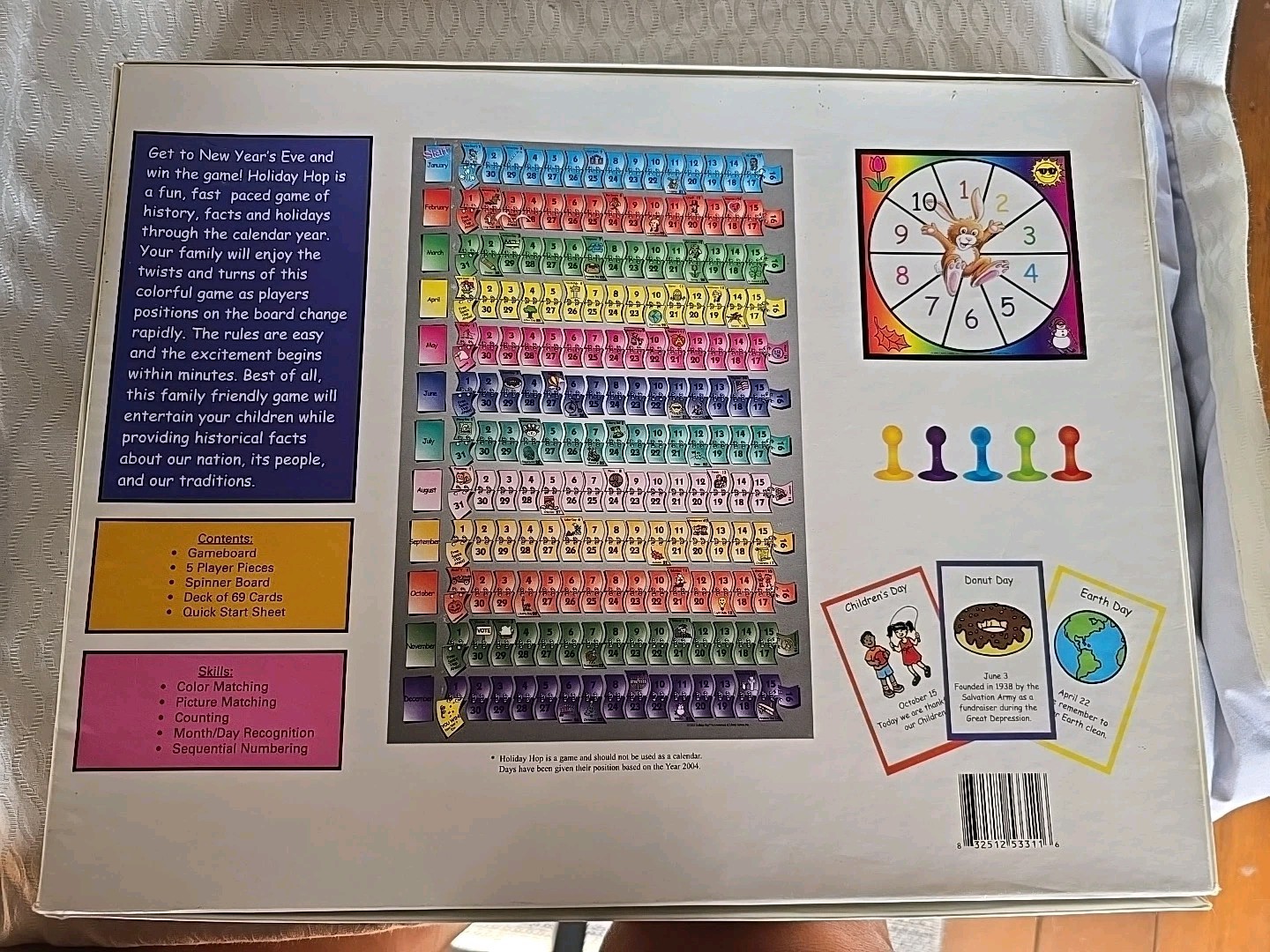Holiday Hop Board Game By Liberty Games RARE !!