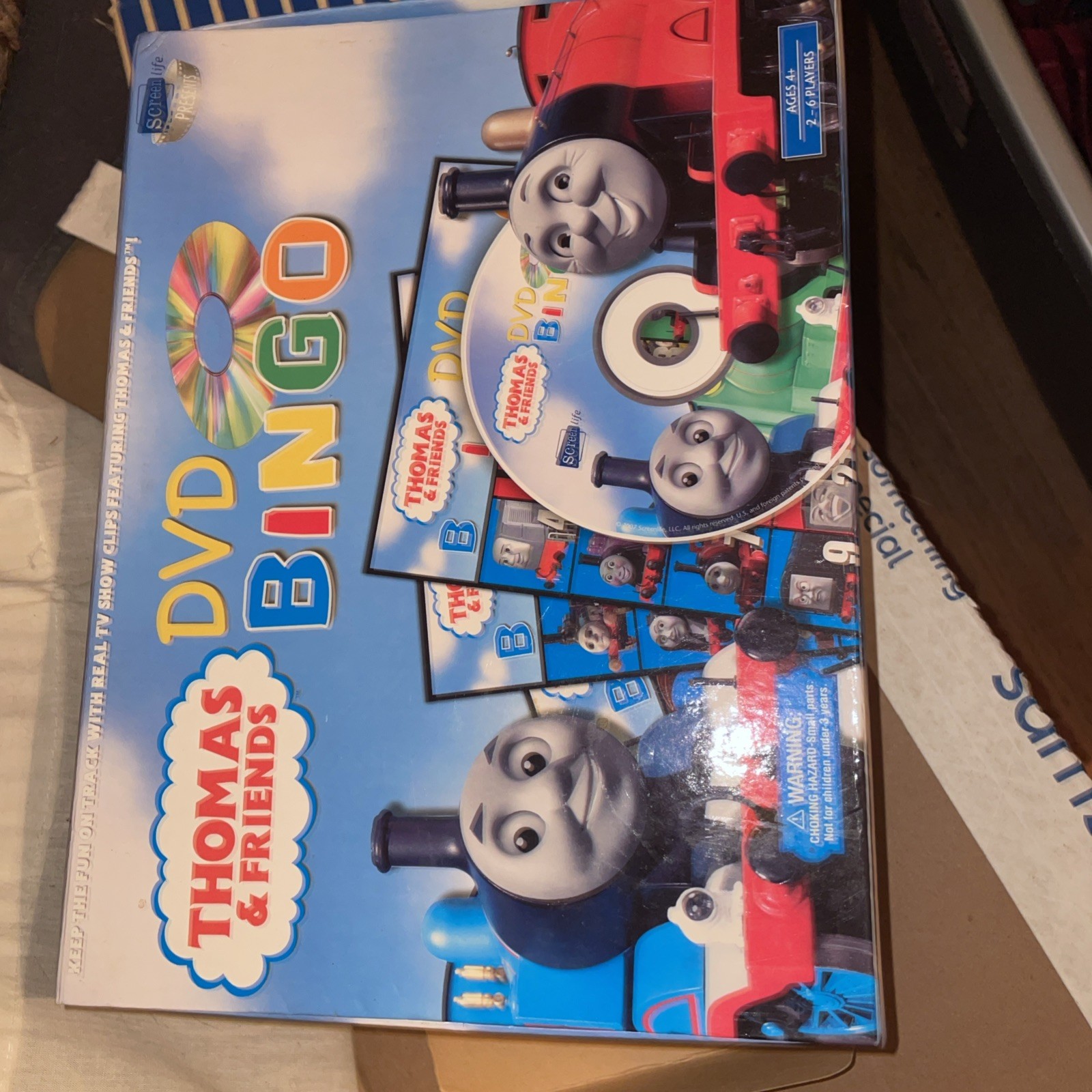 Thomas & Friends DVD Bingo Game Sealed Screenlife Kids Board Game 2–6 Players