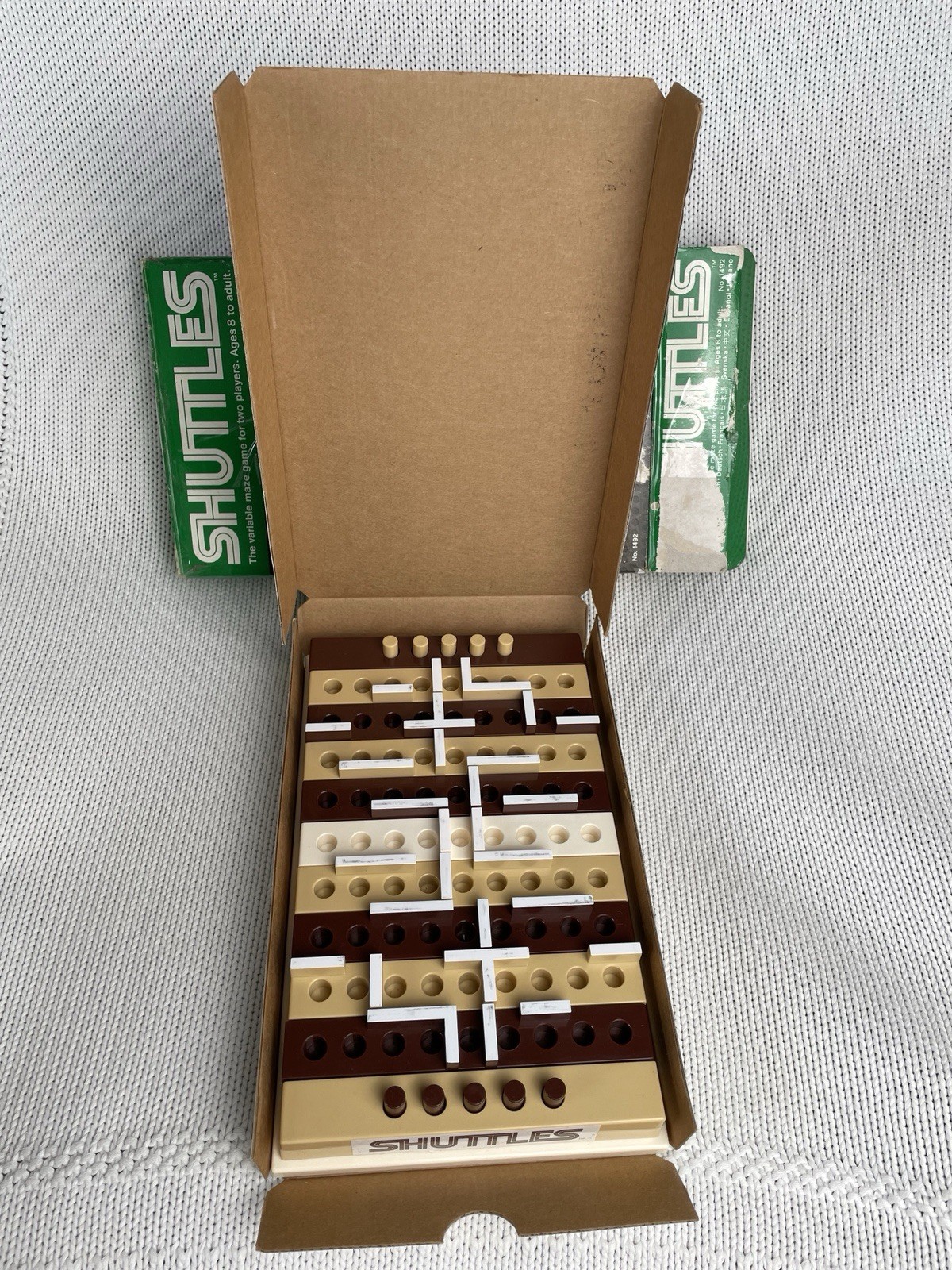 Shuttles Variable Maze Game COMPLETE Shoptaugh No. 1492 Strategy Puzzle 1984