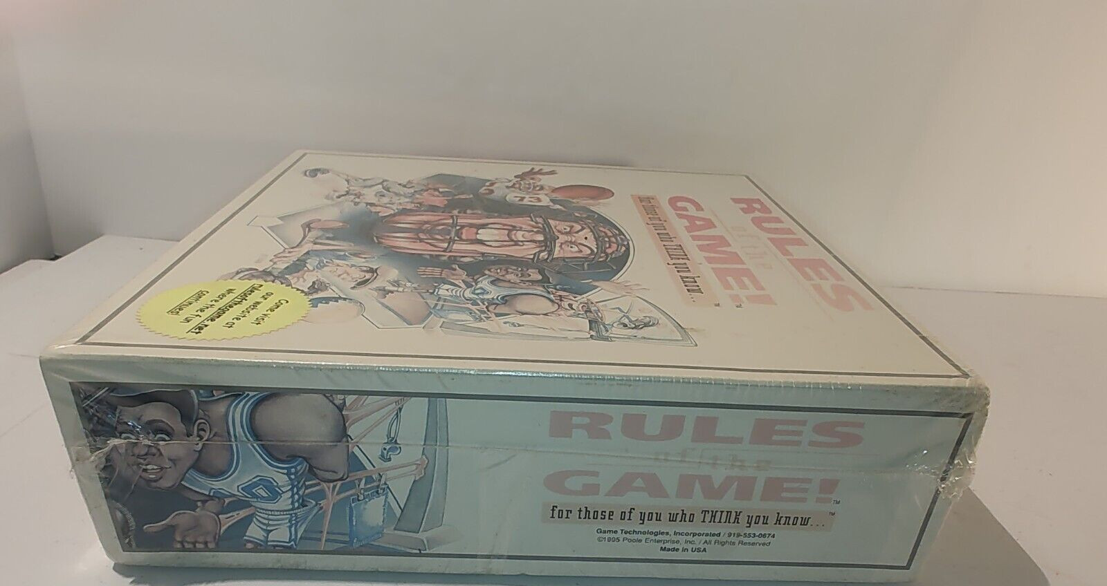 Rules of The Game Board Game For Those Who Think You Know Sports Trivia sealed