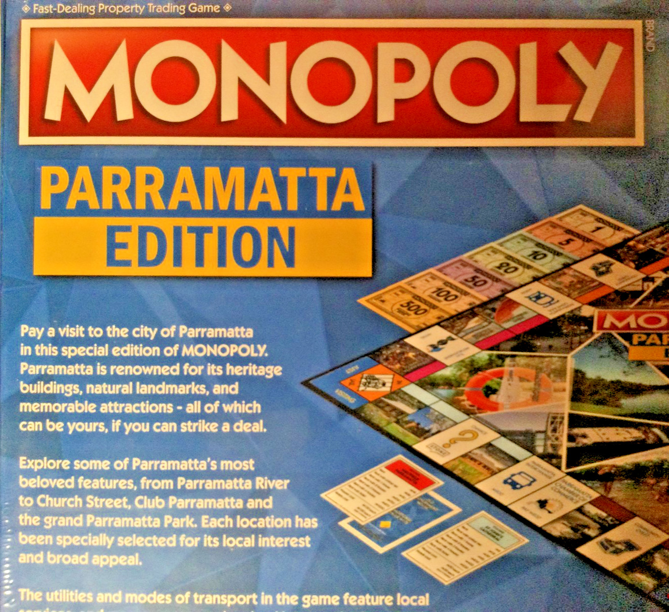 BNIB Sealed Monopoly Parramatta Edition 2006 – Collectible Local Sydney Edition