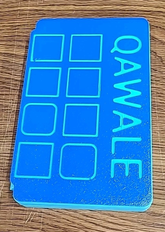 QAWALE & QUARTO Game 2-in-1 – 3D Printed – ANY COLORS