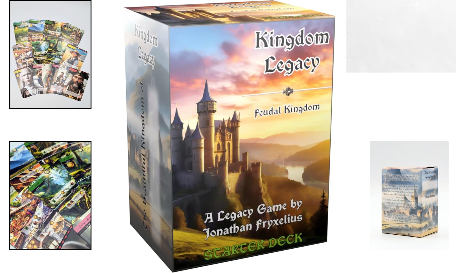 Kingdom Legacy: Engage in a Unique Solo Narrative Adventure with Card Mechanics