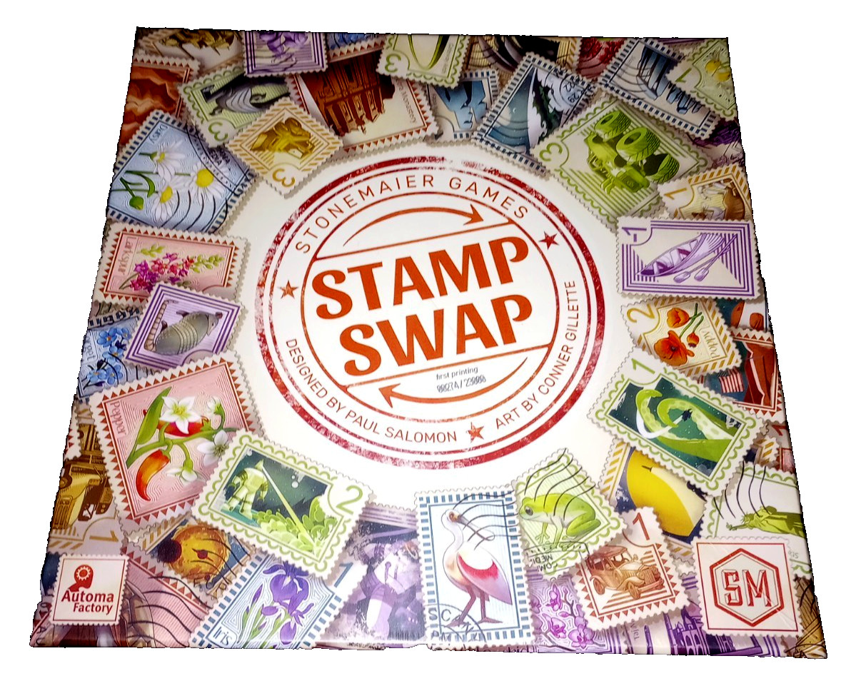 Stamp Swap Board Game by Stonemaier Games – First Printing # 274 of 2300 – New