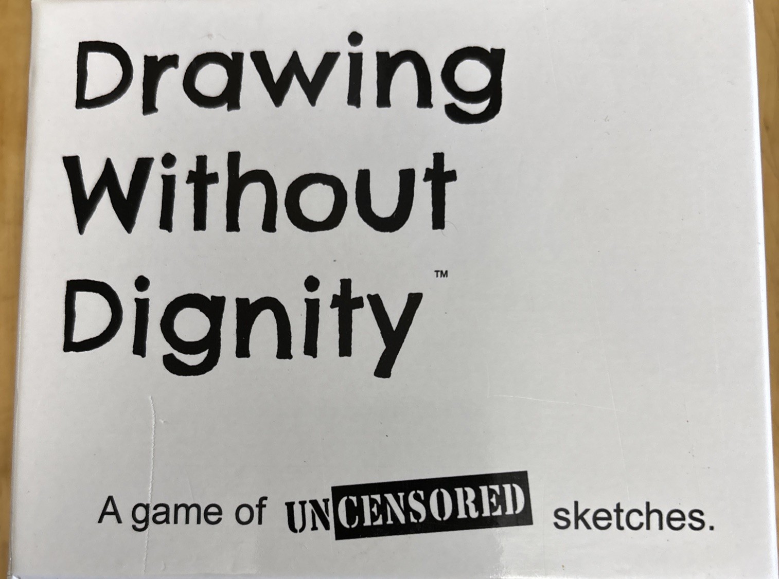 NEW / SEALED Drawing Without Dignity – Adult Party Game of Uncensored Sketches