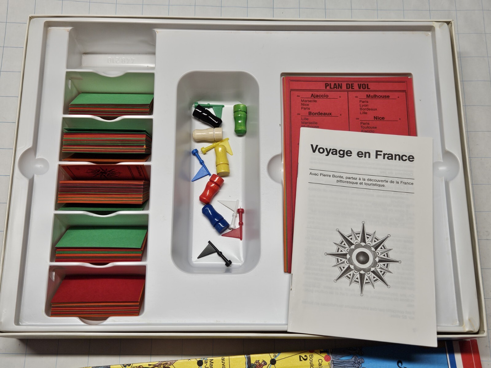 Voyage en France board game USED complete Ravensburger