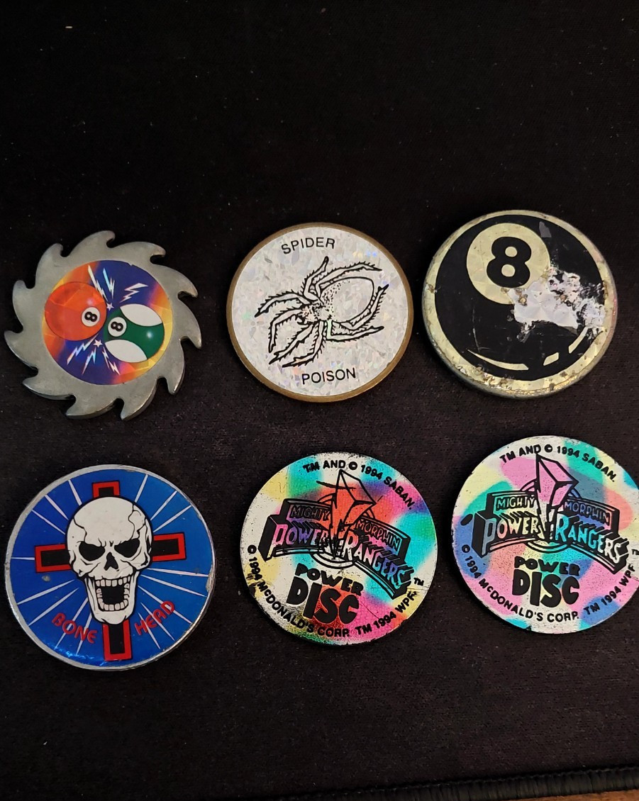 Mixed lot of 20 vintage slammers w/ POG branded storage tube