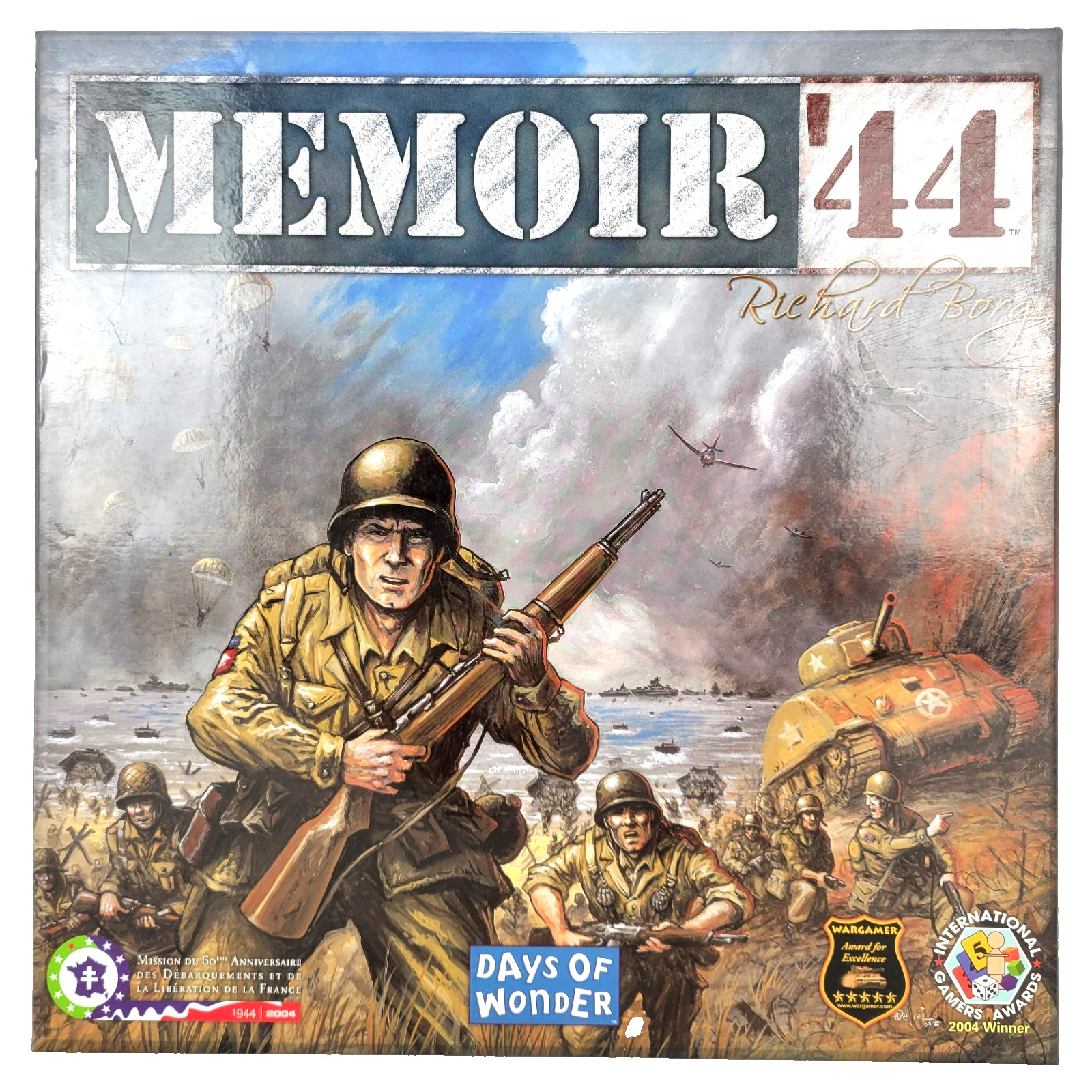 Memoir ’44 Days of Wonder Board Game Richard Borg Military Historical Complete