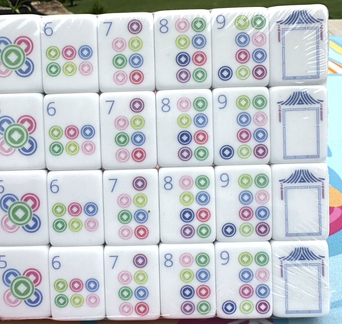 LIM0NCELLO 4 Layer Acrylic Mahjong Tiles Full American Set 160 Tiles US SELLER!