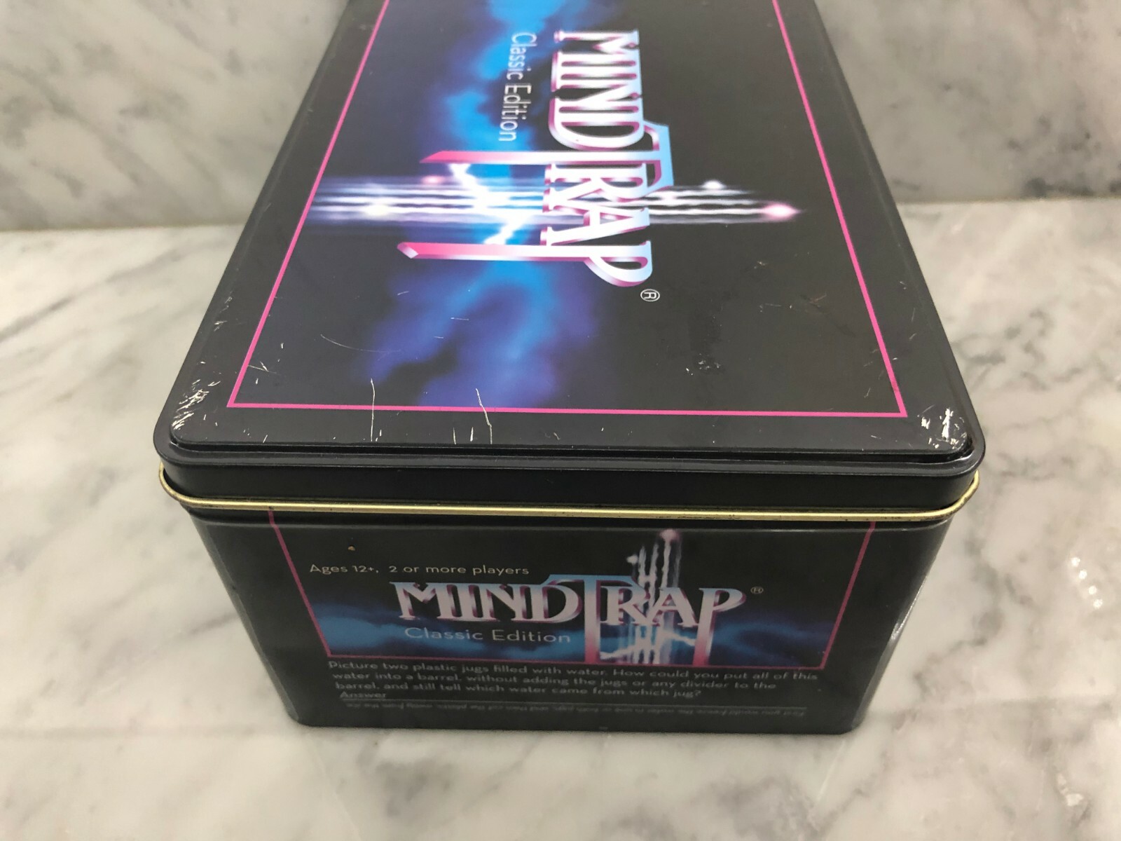 MindTrap Classic Edition Outset Media Metal Tin. Problem solving game.