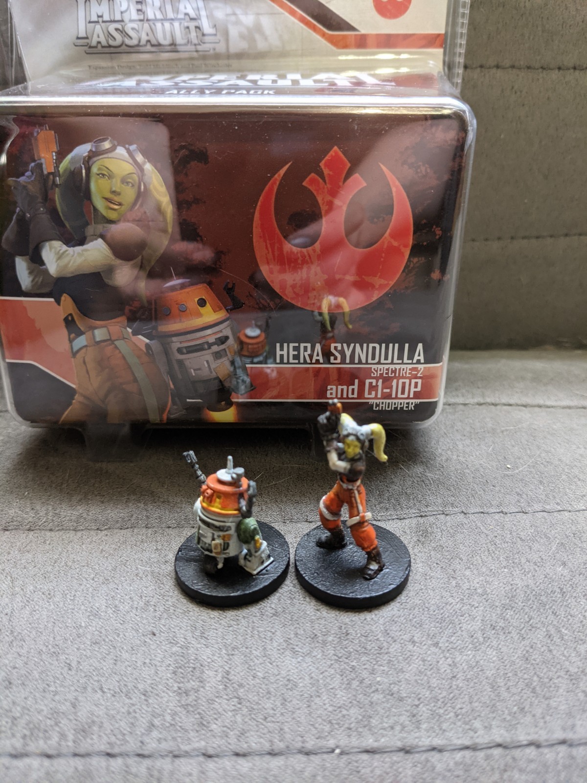 Hera Syndulla and C1-10P Ally Pack Star Wars Imperial Assault FFG NIB