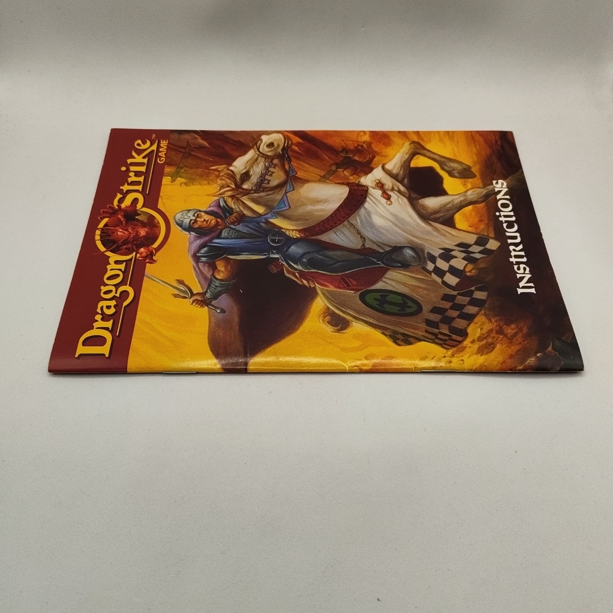 1993 Dragon Strike Board Game Replacement Instruction Manual Booklet Part Only