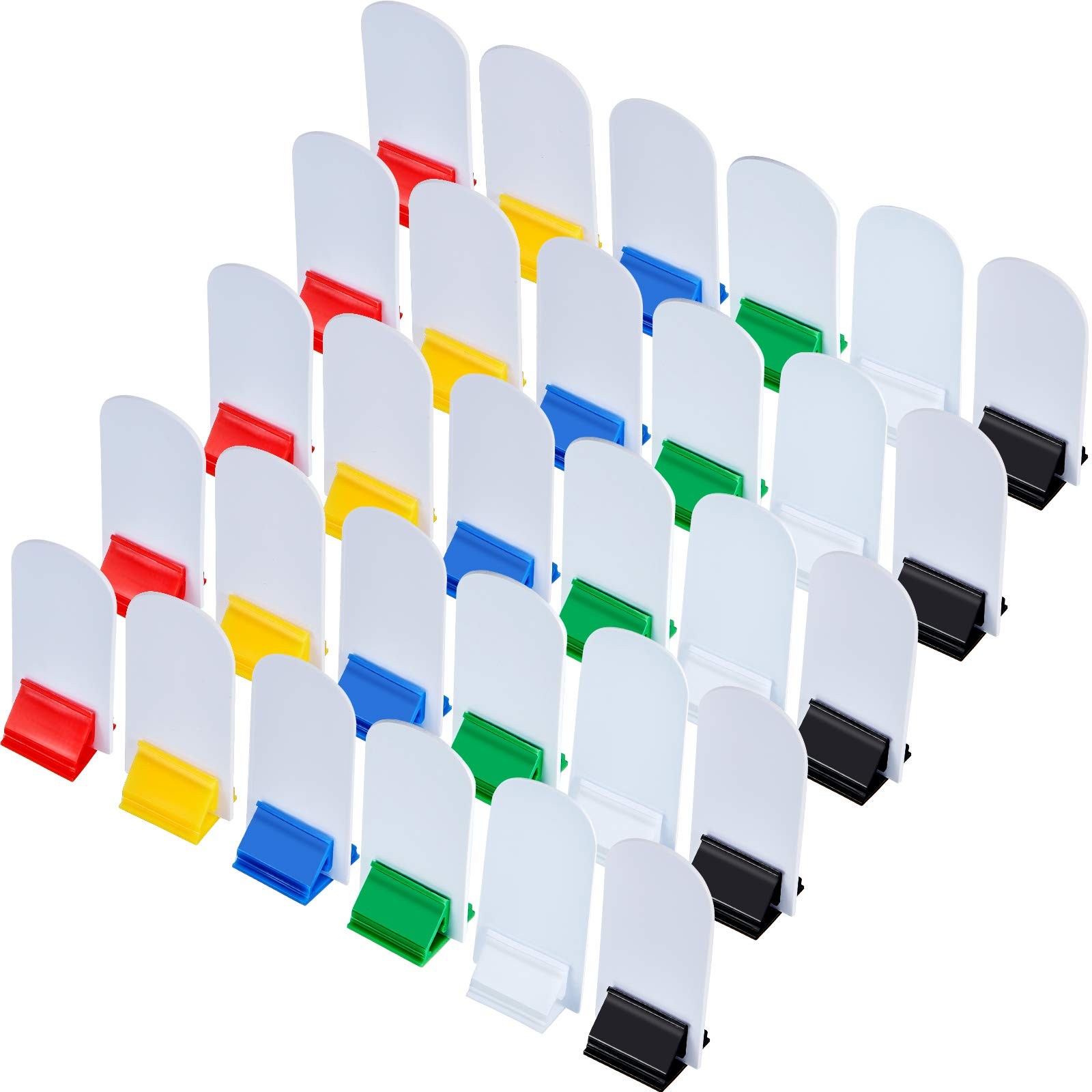 36 Set Multicolor Game Card Stands DIY Board Game Pieces with Blank Board for…