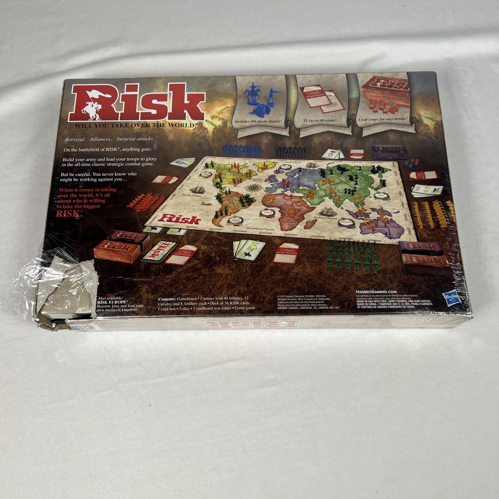 Risk Board Game Strategy Games for 2-5 Players Strategy Board Games New in Box*